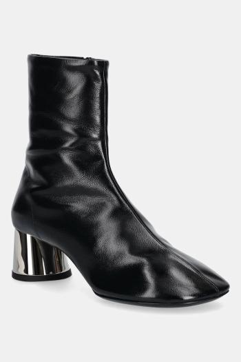 Kožené členkové topánky Proenza Schouler Glove čierna farba, na podpätku, SH251025