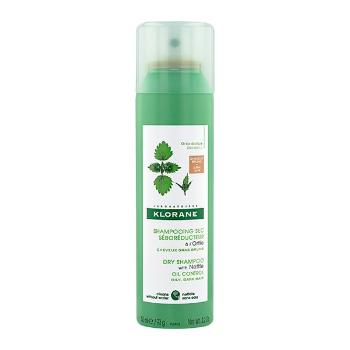 Klorane Seboregulačný suchý šampón na tmavé mastné vlasy žihľava (Dry Shampoo) 150 ml
