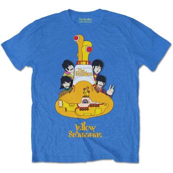 The Beatles tričko Yellow Submarine Sub Sub Modrá M