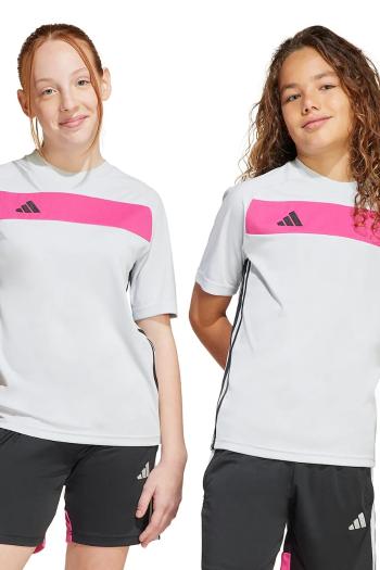 Detské tričko adidas šedá farba, vzorované, JD0588