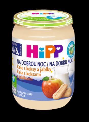 HIPP BIO Kaša Na dobrú noc s keksami a jablkami 190 g