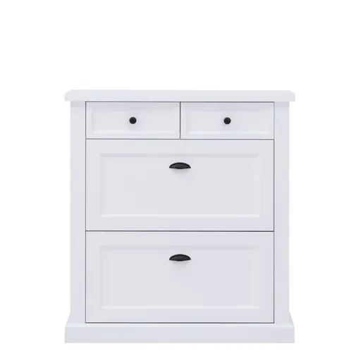 ArtAdrk Botník na topánky GALINEO P01 | biela