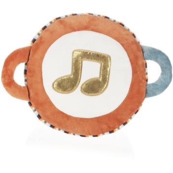 Zopa Plush Musical Toy 3 in 1 My First Drum plyšová hračka s melódiou 12 m+ 1 ks