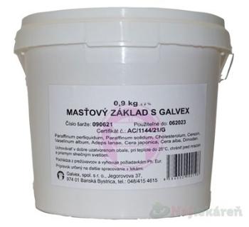 MASŤOVÝ ZÁKLAD S - GALVEX 900g