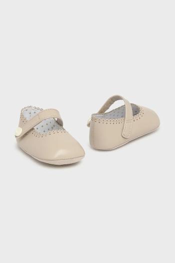 Topánky pre bábätká Mayoral Newborn béžová farba, 9903