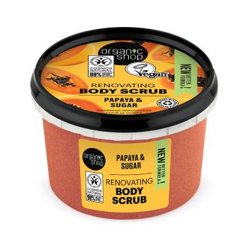 Organic Shop Telový peeling Organic Papaya & Sugar (Body Scrub) 250 ml