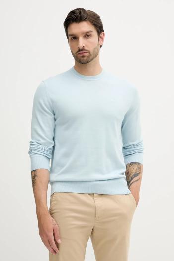 Bavlnený sveter Calvin Klein biela farba, ľahké, LV040BM343