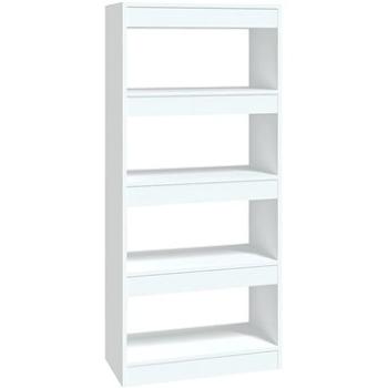 Shumee deliaca stena biela 60 × 30 × 135 cm kompozitné drevo, 811664