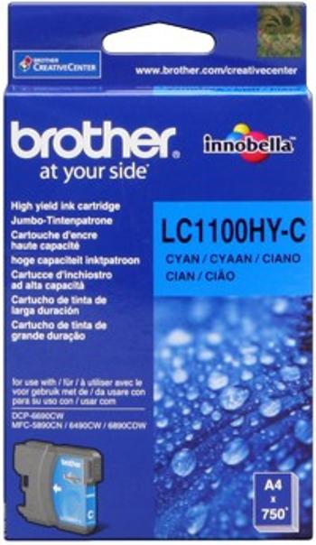 Brother LC-1100HYC azúrová (cyan) originálna cartridge