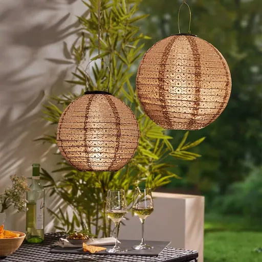 Die moderne Hausfrau Solární lampion, 30 cm