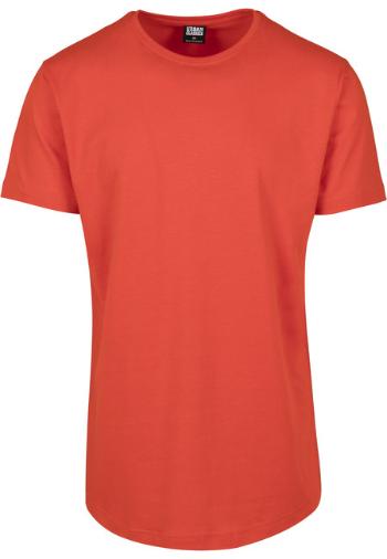 Urban Classics Shaped Long Tee bloodorange - 5XL