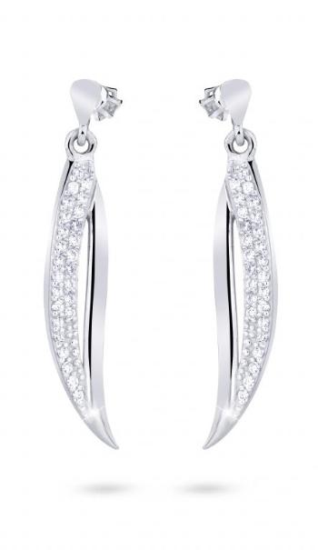 Cutie Diamonds Nádherné náušnice z bieleho zlata s diamantmi DZ8046-30-00-X-2