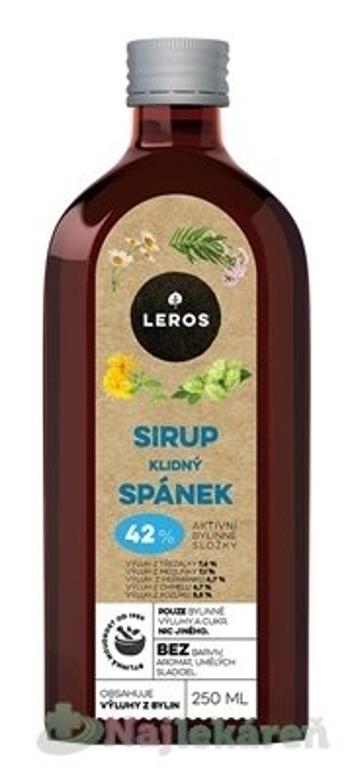 LEROS Sirup Pokojný spánok 250 ml