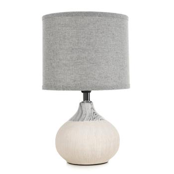 ArtFir Stolná lampa AMIRI 02 | krémová/sivá 18 x 32 cm