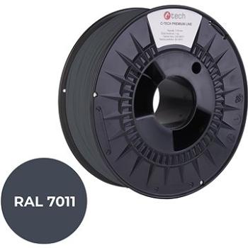 C-TECH filament PREMIUM LINE PLA oceľová sivá RAL7011 (3DF-P-PLA1.75-7011)