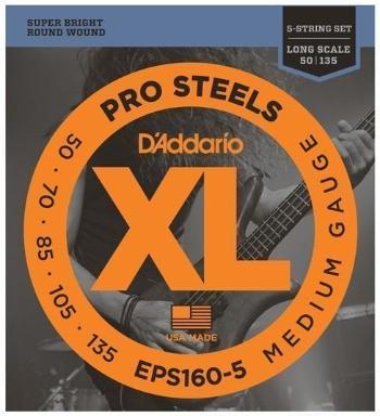 D'Addario EPS160-5 Struny pre 5-strunovú basgitaru