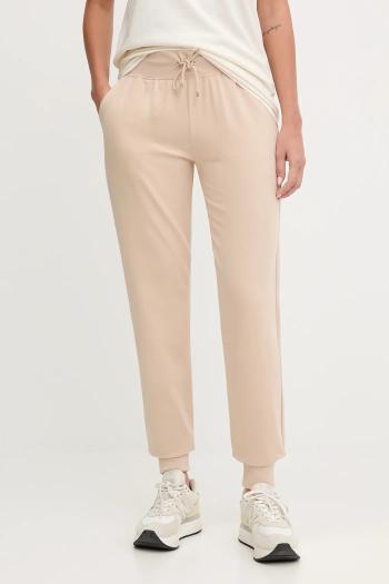 Tepláky EA7 Emporio Armani béžová farba, jednofarebné, AF13135.7W000461