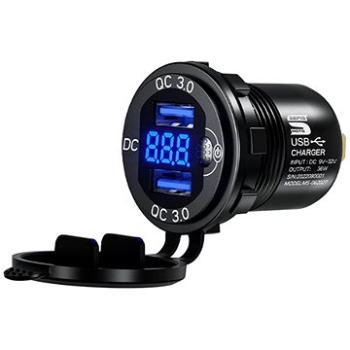 M-Style 2× USB-A zásuvka – nabíjačka 36W QC 3.0 (5358-MS-062027)