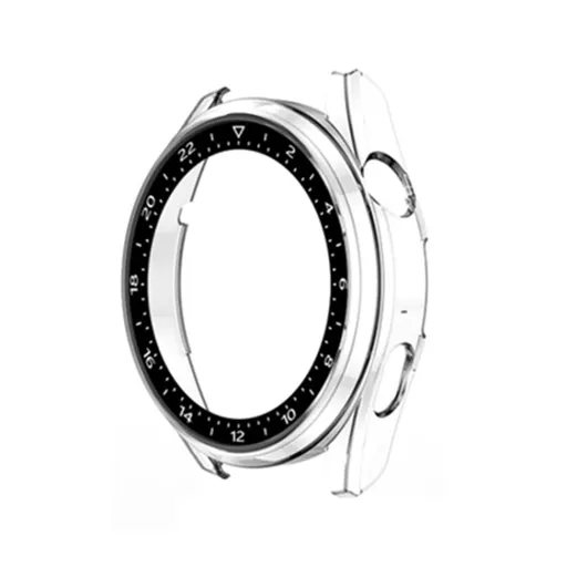 Plastový kryt s ochranným sklom pre Huawei Watch 3 Pro priehľadný