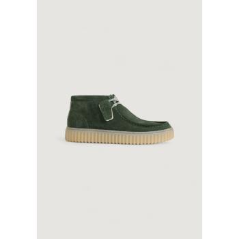 Clarks  TORHILL HI SDE 26178268  Polokozačky Zelená