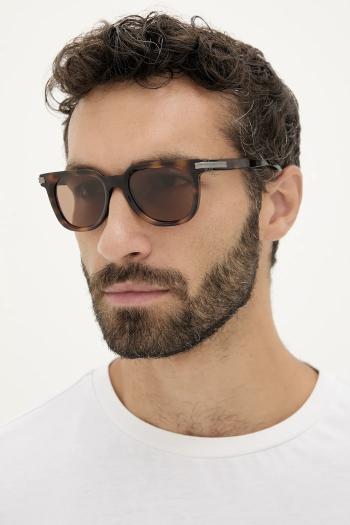 Slnečné okuliare Zegna hnedá farba, EZ0248_5052E