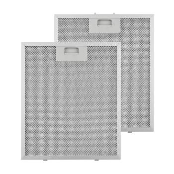 Hliníkový tukový filter, pre digestory Klarstein, 27,1 x 31,8 cm, 2 kusy, náhradný filter, príslušenstvo