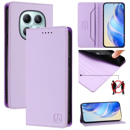 RINA Zaklápacie puzdro pre Xiaomi Redmi Note 15 5G / POCO M8 5G fialové