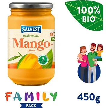 SALVEST Family BIO Mango 100 % (450 g) (4740073075753)