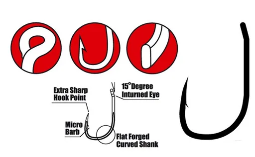 Gamakatsu háčiky g-carp specialist r 10 ks - veľkosť 6