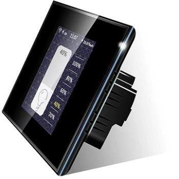 iQtech Millennium L8HSHKB, WiFi multifunkčný vypínač Apple Homekit, čierny (IQTO008)