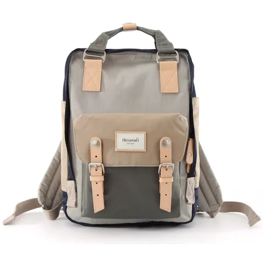 Dámsky batoh Himawari – šedý, 17 l, 10 vreciek, priehradka na tablet