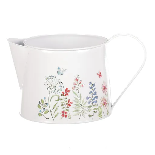 Obal na kvety Lúčne kvety, 21 x 12 x 13 cm, kanva, kov