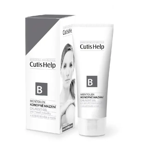 CUTISHELP Mentolen Konopné mazanie pri bolesti 200 ml