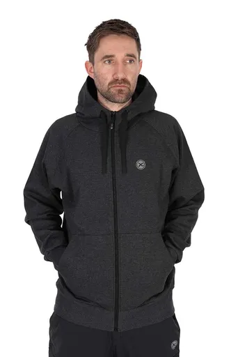 Matrix mikina zipped hoody charcoal marl - xxl