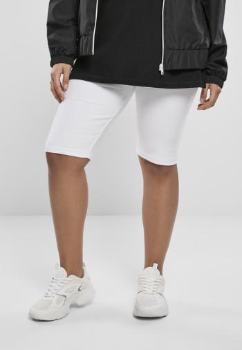 Urban Classics Ladies High Waist Cycle Shorts white