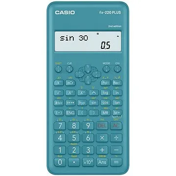 CASIO FX 220 PLUS 2E tyrkysová