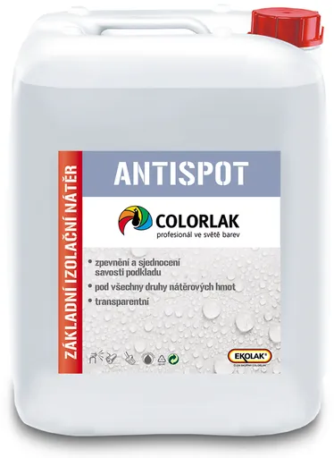 COLORLAK ANTISPOT E0904 - Základný izolačný náter transparentná 5 kg