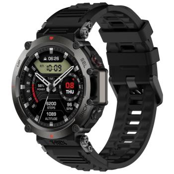 SILICONE Remienok pre Amazfit T-Rex Ultra čierny