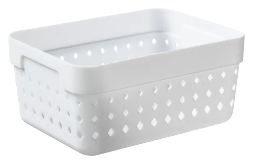 MAKRO - Košík úložný L biely Seoul