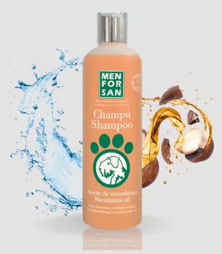 MEN FOR SAN šampón s makadámiovým olejom pre psy 300 ml