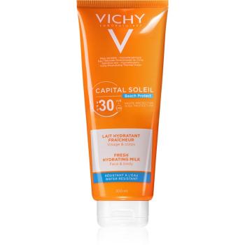 Vichy Capital Soleil Beach Protect ochranné hydratačné mlieko na tvár a telo SPF 30 300 ml