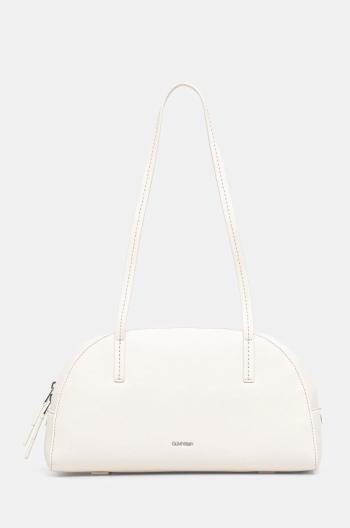 Kabelka Calvin Klein béžová farba, K60K612819