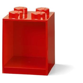 LEGO Brick 4 závesná polica - červená (5711938033064)