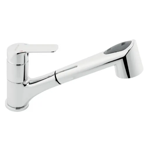 Novaservis Metalia 54 drezová batéria s vyťahovacou sprškou chróm 54081,0 54081.0