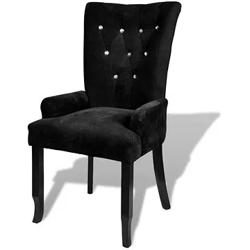 Kreslo čierne zamat (240653)