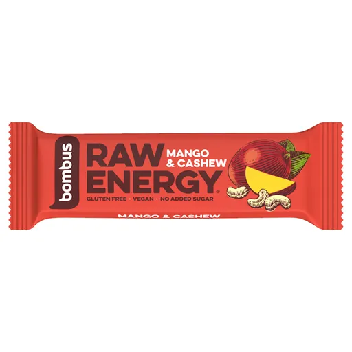 BOMBUS Energy mango & kešu tyčinka RAW 50 g