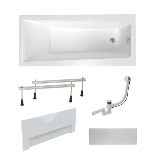 Obdĺžniková vaňa Laguna Idea Plus 160x75 cm akrylát ľavá aj pravá SIKOID1600ANP