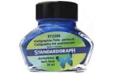 Standardgraph 572359 kaligrafický atrament - Perleťová tmavě modrá 30 ml