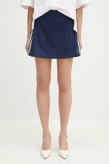 Sukňa adidas Originals 3S Mini Skirt tmavomodrá farba, mini, áčkový strih, JD0283