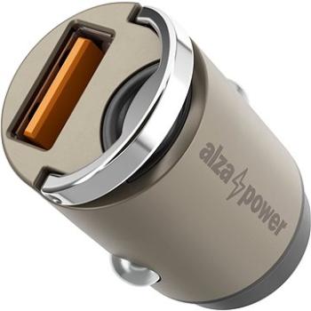 AlzaPower Car Charger M110 Fast Charge Mini strieborná (APW-CC1Q303AS)